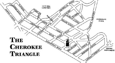 Daniel Boone Location Map