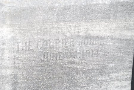 Detail of Dedication Inscription